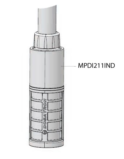 MPDI211IND - Dosatron partial kit suction filter 6 x 8mm with check valve