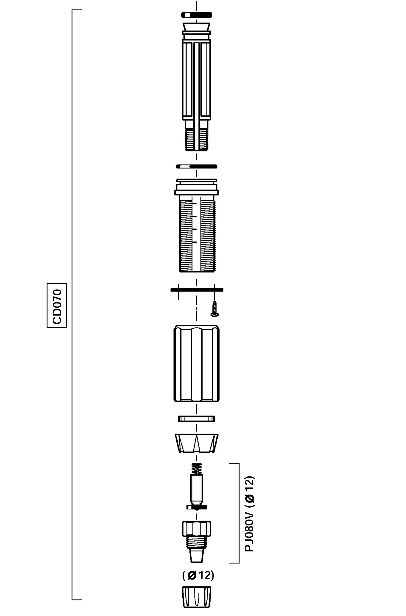 CD070VF - kit dosing part in VF for D45RE1.5