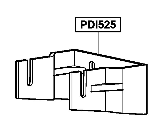 PDI525 - wall bracket for Dosatron D7 series 