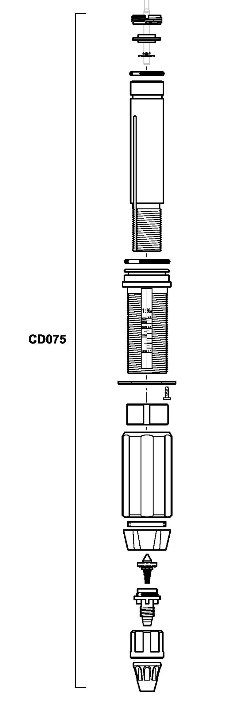 CD075VF - kit dosing part in VF for D45RE3000