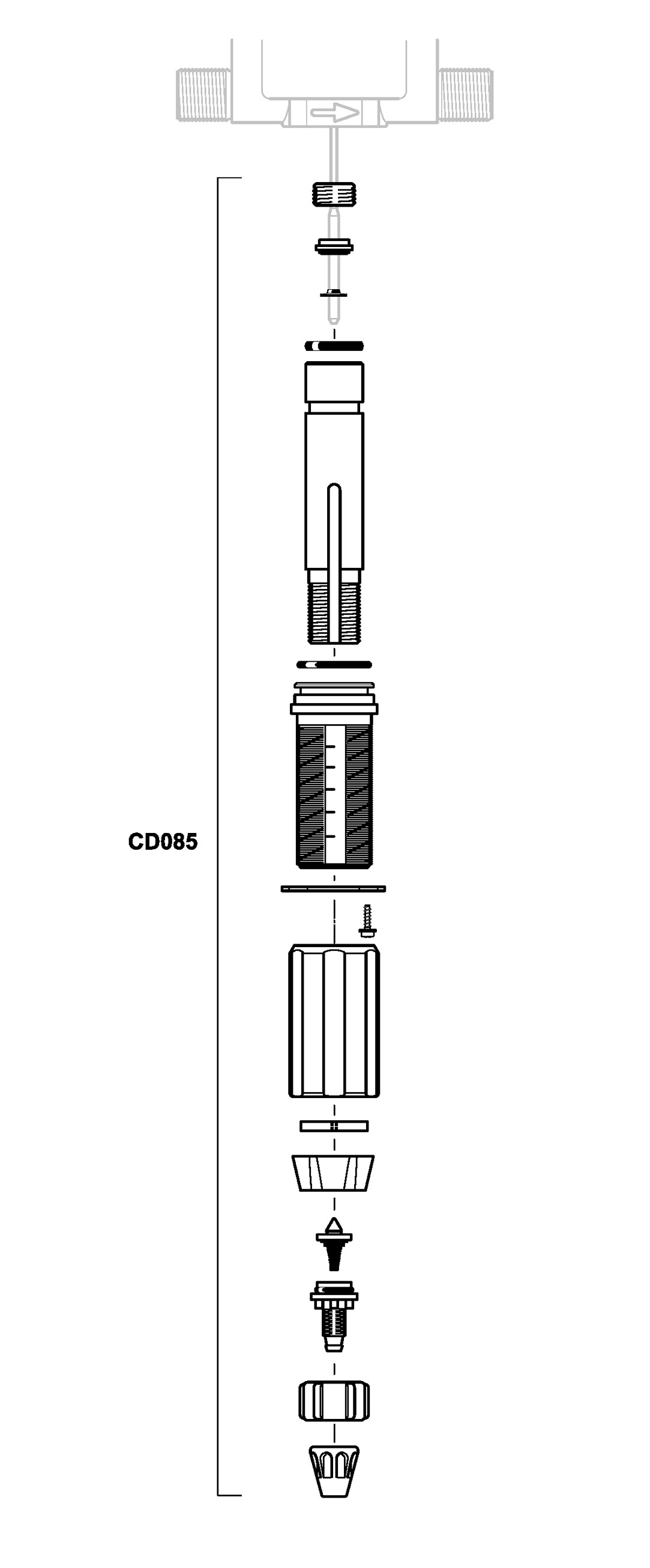 CD085VF - kit dosing part in VF for D25RE1500