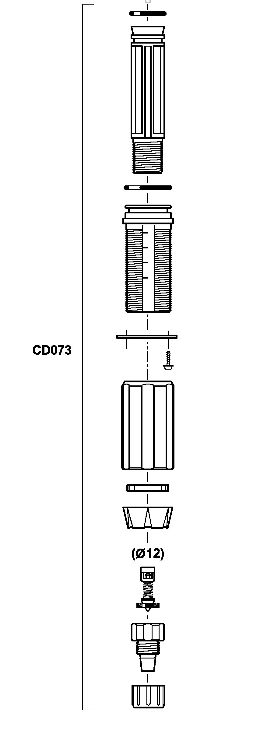 CD073VF - kit dosing part in VF for D25RE4