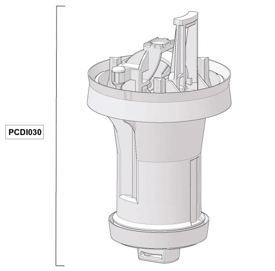 PCDI030VF - subassembly motor in VF for D3 series