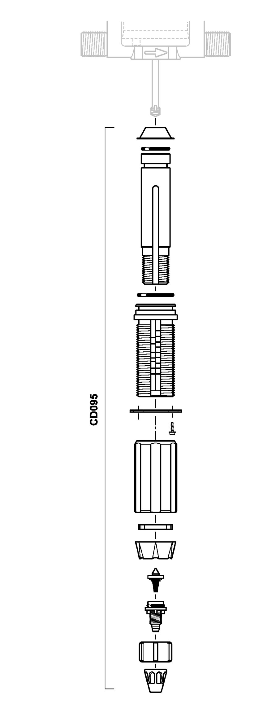 CD095VF - kit dosing part in VF for D25RE09