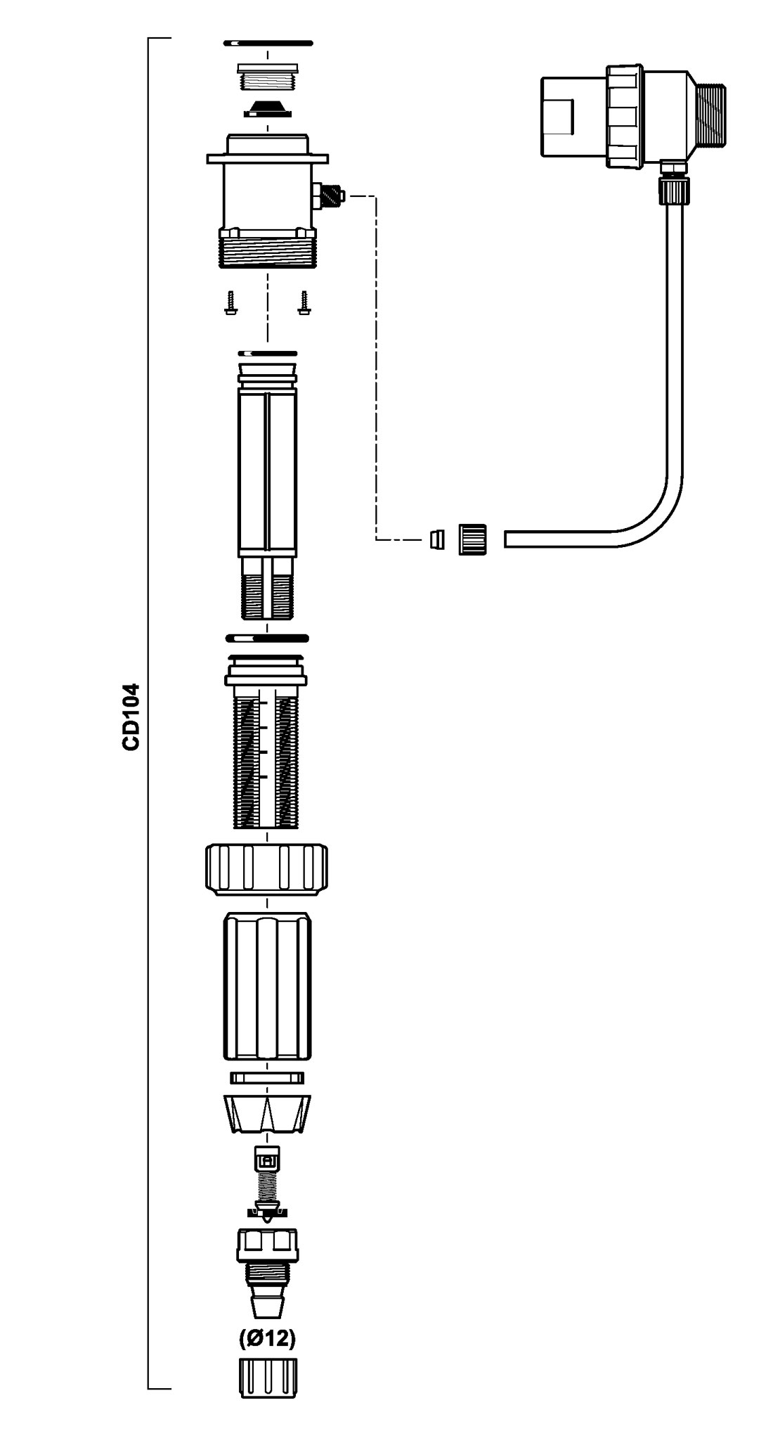 CD104VF - kit dosing part in VF for D45RE3IE