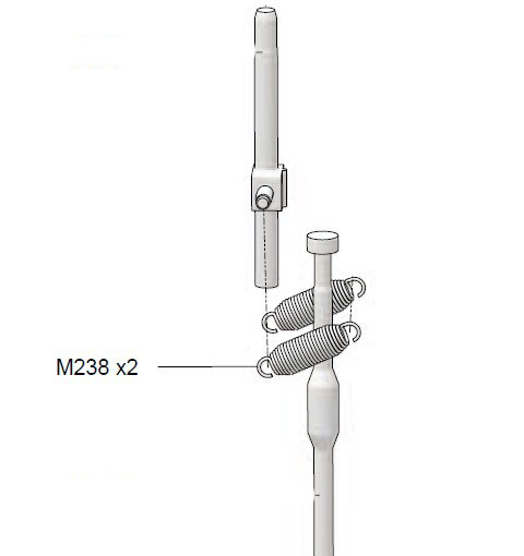 M238S - Dosatron motor springs for the D25 series 