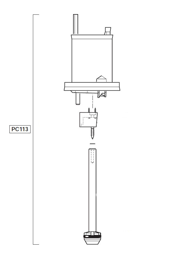 PC113VF - subassembly motor in VF for D45RE8IEVF