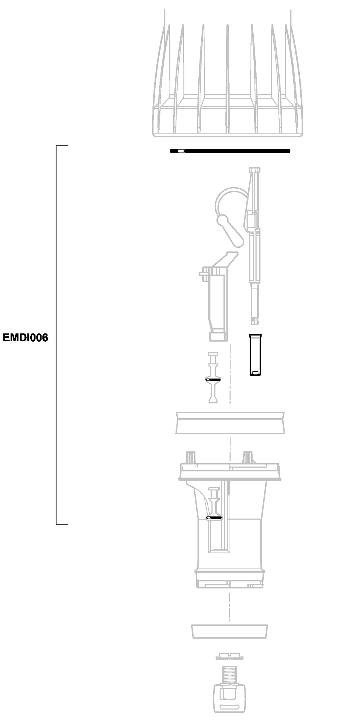 EMDI006VF - motor sealing kit in VF for D3 series 