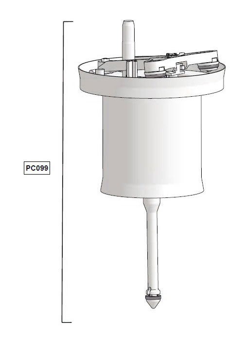 PC099VF - subassembly motor in VF for D25RE09