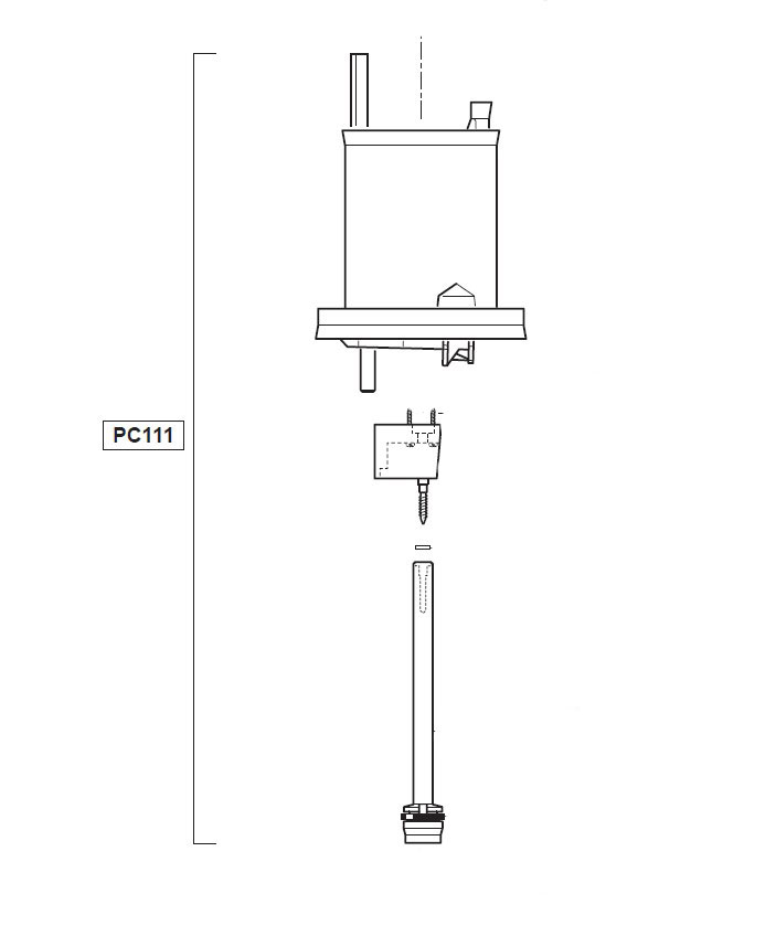 PC111VF - subassembly motor in VF for D45RE3IEVF