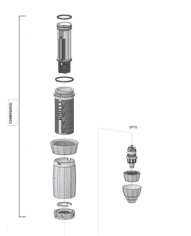 CDDI075VF - kit dosing part in VF for D3RE5