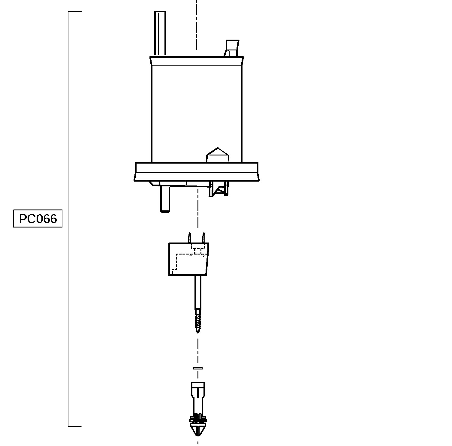 PC066VF - subassembly motor in VF for D45RE1.5