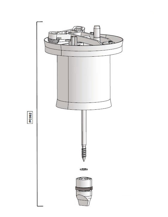 PC062VF - subassembly motor in VF for D25RE4