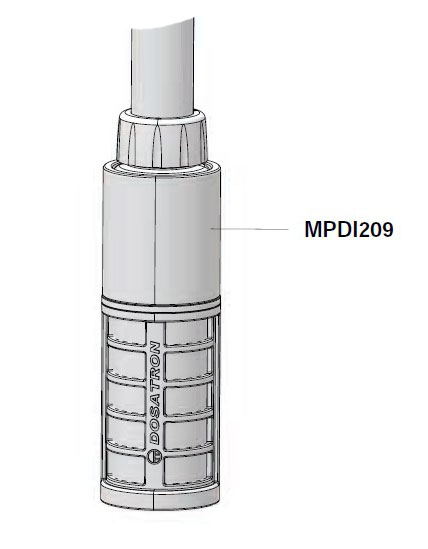MPDI209 - Dosatron partial kit suction filter 16 x 22mm
