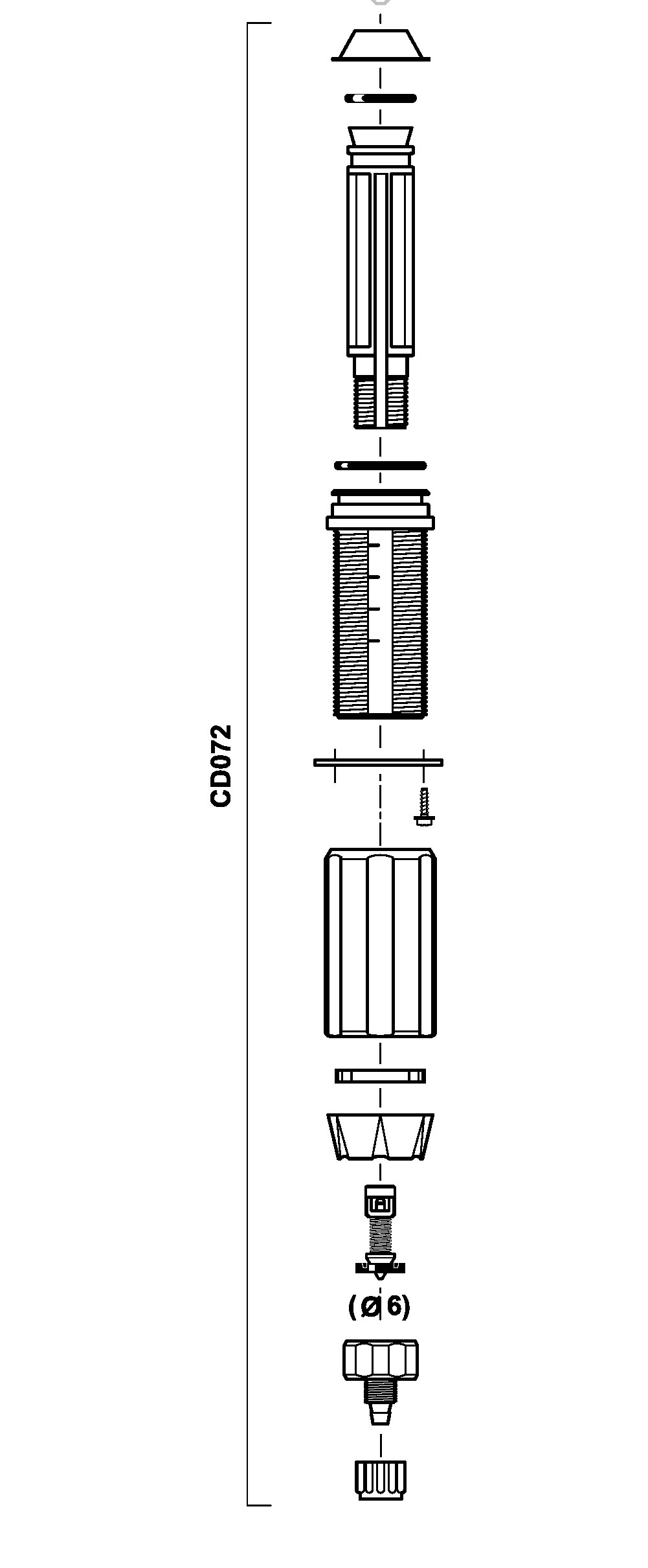 CD072VF - kit dosing part in VF for D25RE2